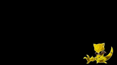 Pokemon Fractalius Abra black