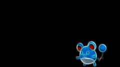 Pokemon Fractalius Marill black