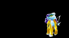 Pokemon Fractalius Raikou black
