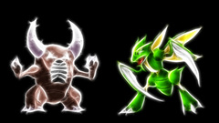 Pokemon Fractalius Scyther black