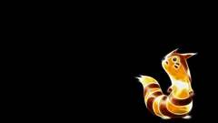 Pokemon furret black background