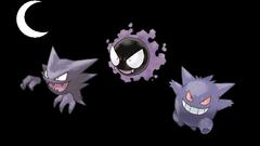 Pokemon Gengar haunter Ghastly