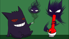 Pokemon Gengar marijuana haunter