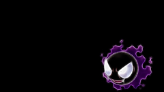 Pokemon Ghastly black background