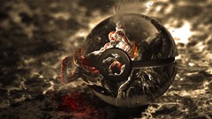 Pokemon god of war kratos video games Poke Balls