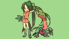 Pokemon Grovyle Simple Background