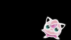 Pokemon Jigglypuff black background