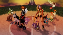 Pokemon Kingdom Hearts Sora