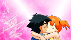 Pokemon kissing Misty (Pokemon)