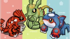 Pokemon Kyogre Rayquaza