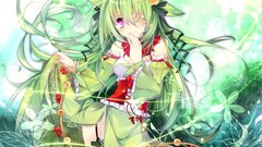 Pokemon leaves Ribbons green