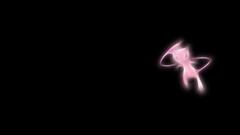 Pokemon mew black background