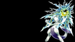 Pokemon Mewtwo black background