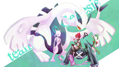 Pokemon Mewtwo espeon lugia