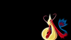 Pokemon Milotic black background