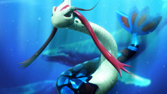 Pokemon Milotic underwater
