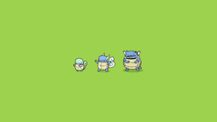Pokemon minimalistic Wartortle squirtle
