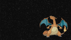 Pokemon mosaic charizard Anime