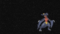 Pokemon mosaic Garchomp