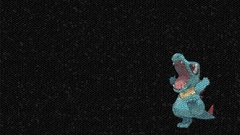 Pokemon mosaic totodile