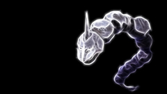 Pokemon Onix black background