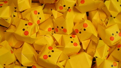Pokemon origami Pikachu