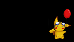 Pokemon Pikachu Balloons black