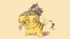 Pokemon Pikachu Digimon Psyduck