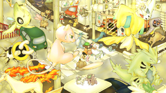 Pokemon Pikachu Gengar mew