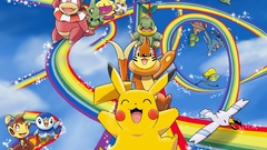 Pokemon Pikachu rainbows