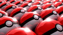 Pokemon Poke balls cartoon