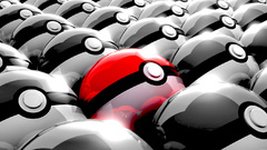 Pokemon Poke Balls color splash