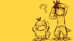 Pokemon Psyduck Anime Simple