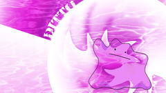 Pokemon purple Ditto Anime