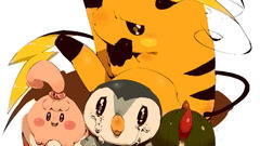 Pokemon raichu Piplup Anime