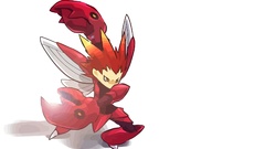 Pokemon scizor Simple Background