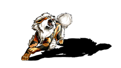 Pokemon Simple Background arcanine