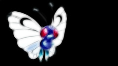 Pokemon Simple Background Butterfree