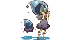 Pokemon Simple Background castform