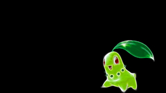 Pokemon Simple Background Chikorita