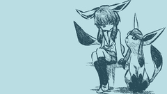 Pokemon Simple Background glaceon