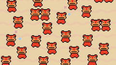 Pokemon slowpoke flegmon pixel