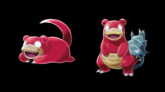 Pokemon slowpoke Slowbro black