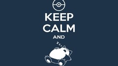 Pokemon snorlax Keep Calm and