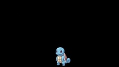 Pokemon squirtle black background