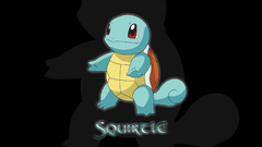 Pokemon squirtle black background
