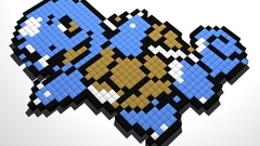 Pokemon squirtle pixel art