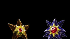 Pokemon Starmie black background
