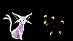 Pokemon umbreon and espeon