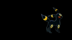 Pokemon umbreon black background